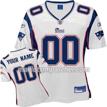 Maillot New England Patriots Custom Blanc - Femme